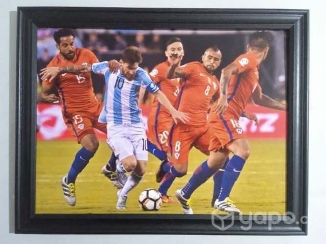 Cuadro Messi vs Chile