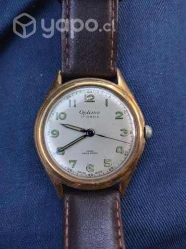 Reloj Optima Suizo chape de oro