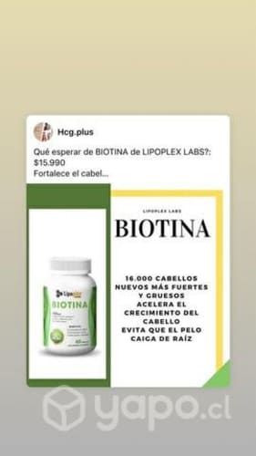 Biotina -colágeno