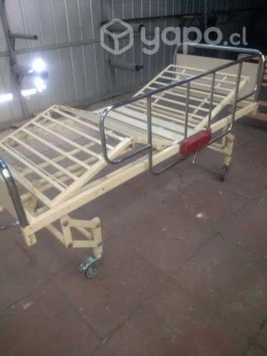 Catre clínico regulable + baranda