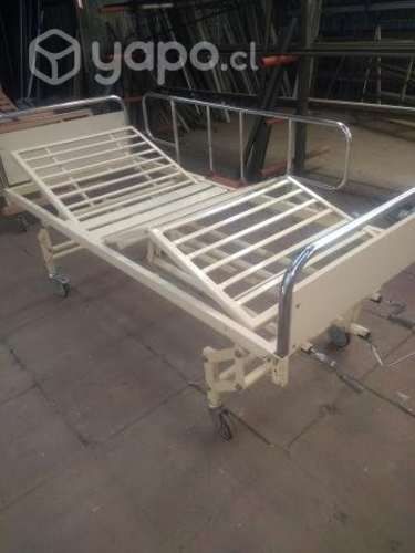 Catre clínico regulable + baranda