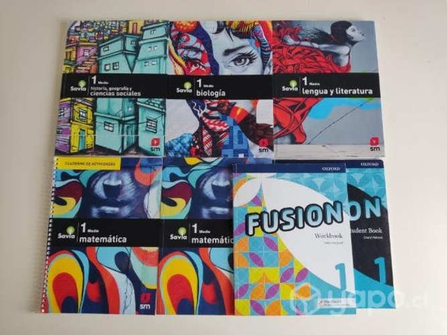 Libros savia originales nuevos 7mo 1ro medio