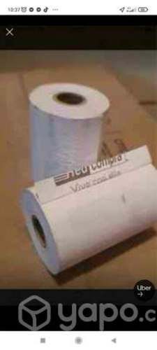 Rollos de papel térmicos para boletas electrónicas
