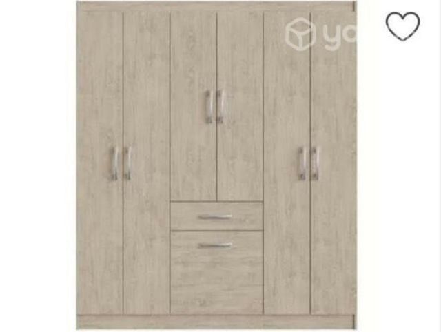 Closet 6 puertas un cajón una zapatera