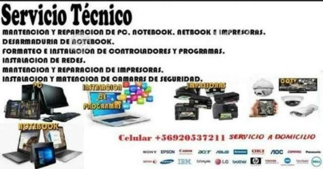 Servicio técnico impresoras y equipos de cómputo