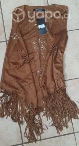 Chaqueta sin manga gamuza