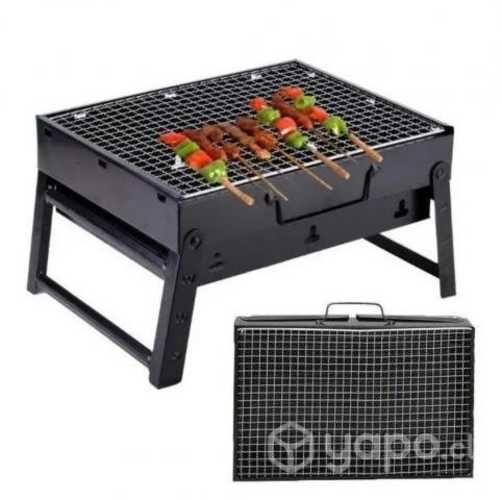 Mini Parrilla De Mesa Plegable A Carbón