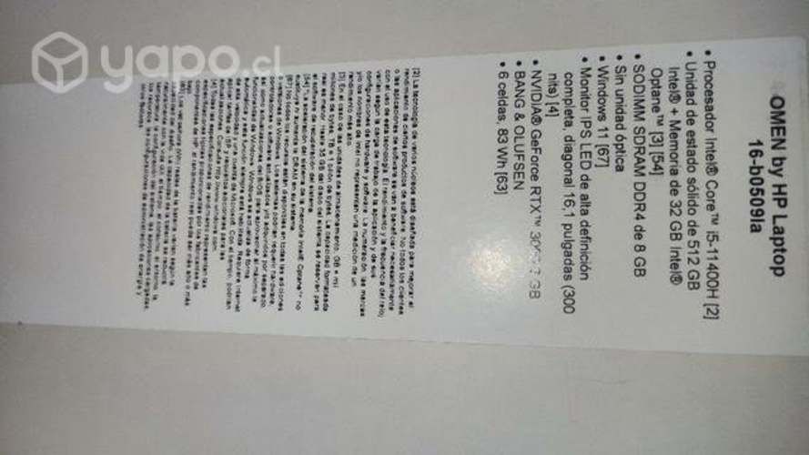 Notebook Gamer HP Omen 16 RTX 3060