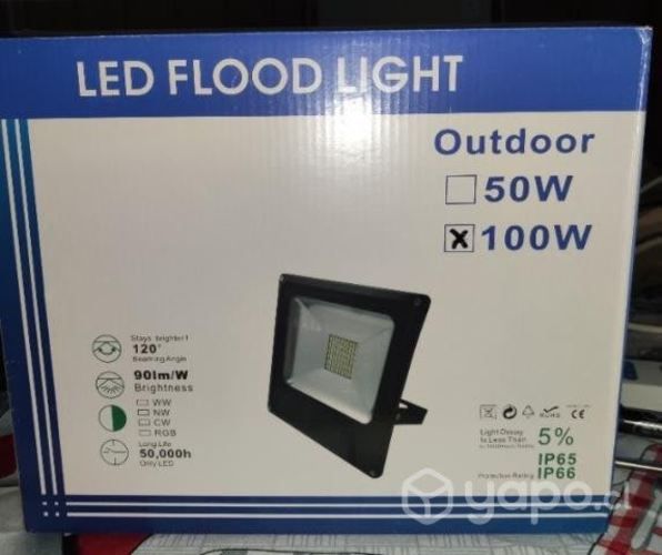Focos Led de:100Watts.220Volts.Luz blanco frío