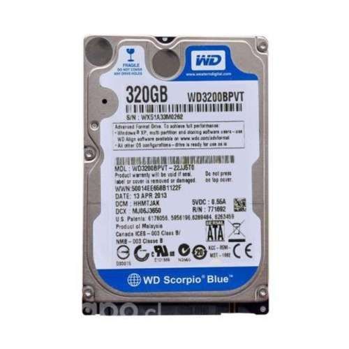 Disco duro notebook 320gb