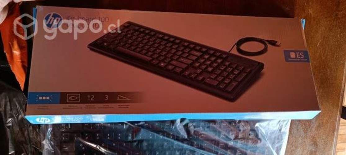 Teclado con cable USB HP