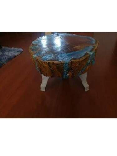 Mesa de centro rústica