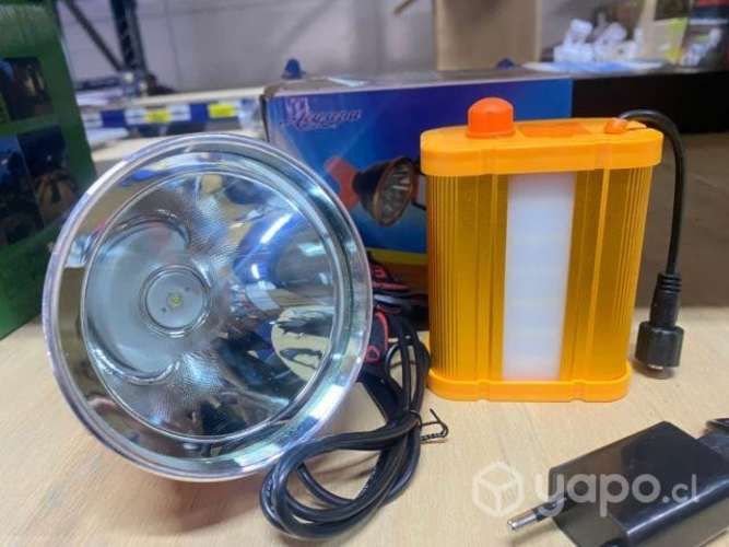 Foco Caza Linterna Frontal Recargable 500w