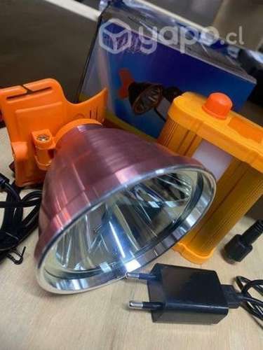 Foco Caza Linterna Frontal Recargable 500w