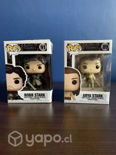 Funko Pop Robb y Arya Stark (Game of Thrones)
