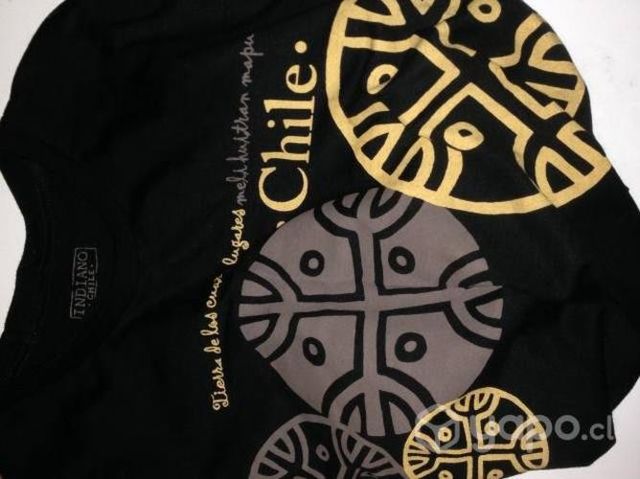 Cinco poleras S 100% algodón