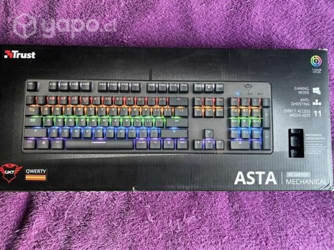 Teclado mecánico gxt asta switch rojo como nuevo