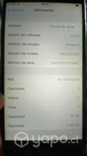 IPhone 6 16gb (usado)
