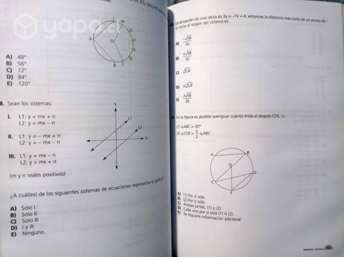 Ensayos tipo PSU Matemática - Proyecto SER