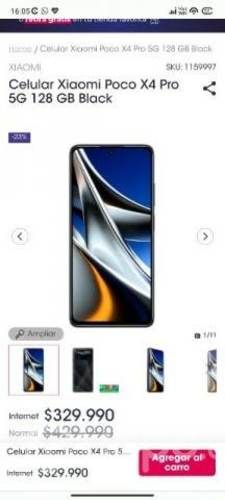 Poco x4 pro semi nuevo, sin detalles