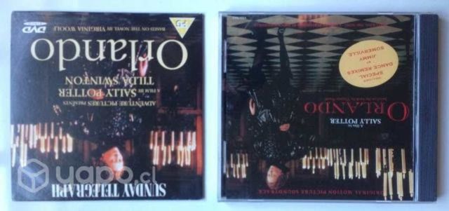 CD y DVD de ''Orlando'' {1992, S. Potter}