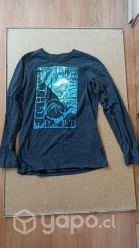 Polera de manga larga negra