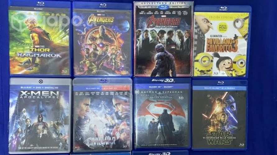 Blu ray original(Star wars,Marvel,Transformers,DC)