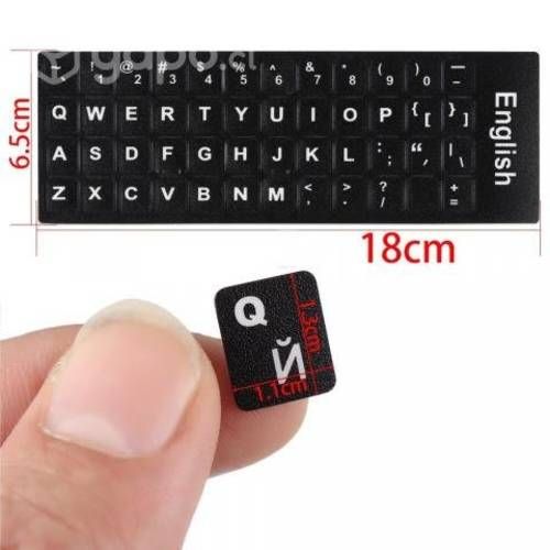 Pegatinas de teclado antideslizantes en español