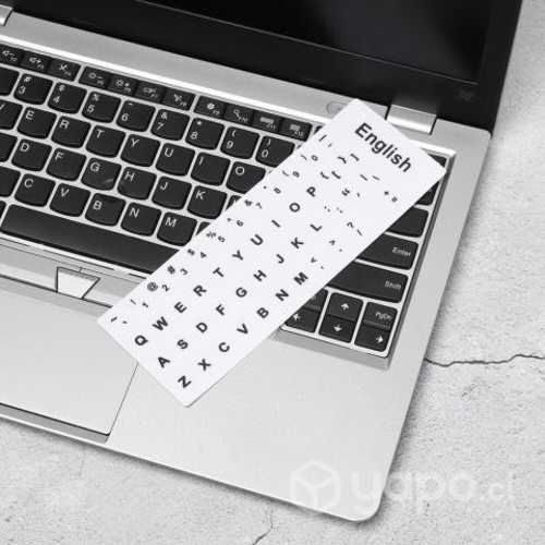 Pegatinas de teclado antideslizantes en español