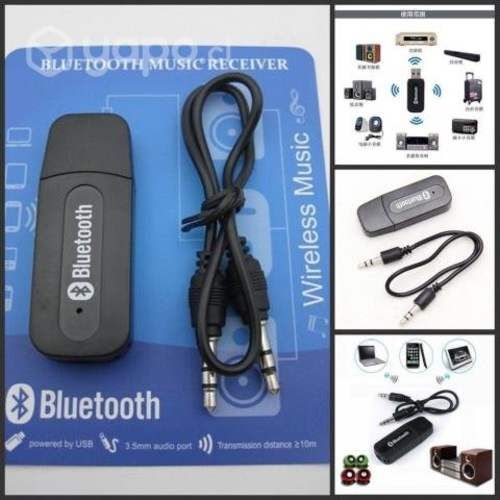 Receptor de Audio y música, USB, Bluetooth, cable