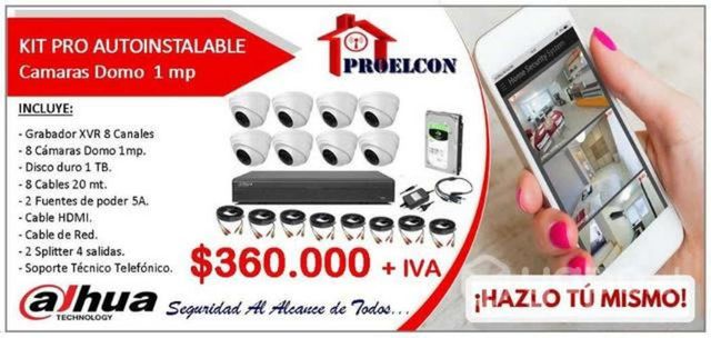 Kit Camaras de Seguridad Autoinstalables