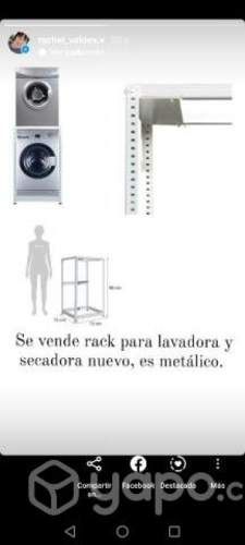 Rack para lavadora y secadora
