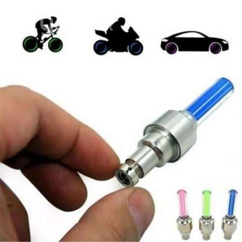 Válvulas Led con sensor para auto, bici y moto