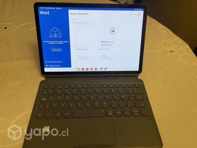 Galaxy tab s6 con teclado y lapiz
