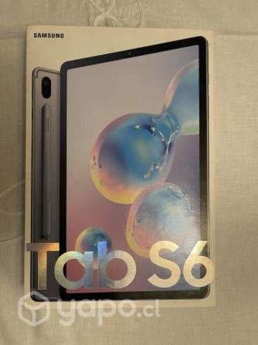 Galaxy tab s6 con teclado y lapiz