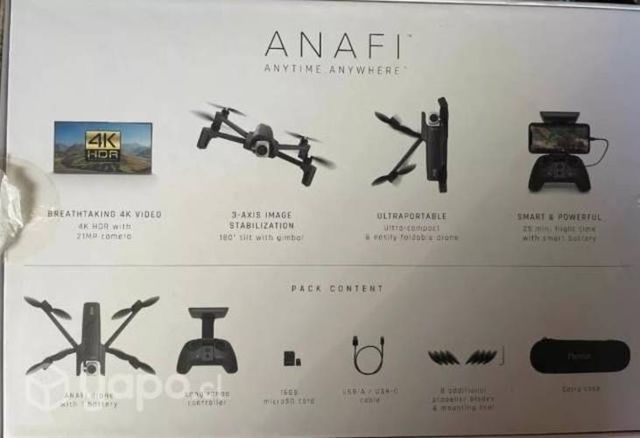 Drone parrot anafi poco uso