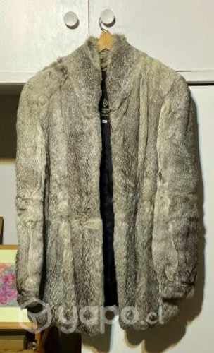 Abrigo de piel de conejo