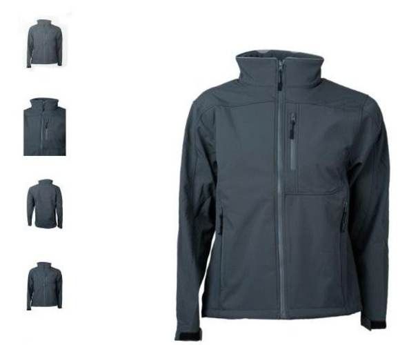Casaca Softshell hombre y mujer con logo bordado