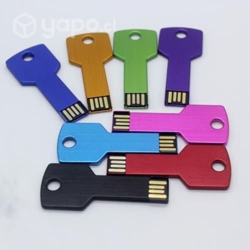 Pendrive de Llave metal colores 64 GB