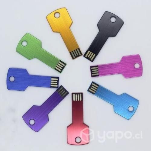 Pendrive de Llave metal colores 64 GB