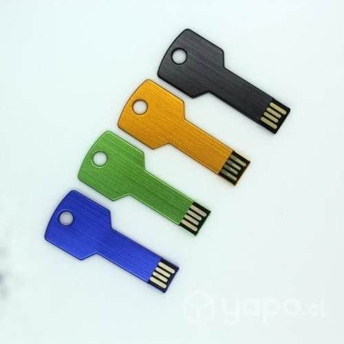 Pendrive de Llave metal colores 64 GB