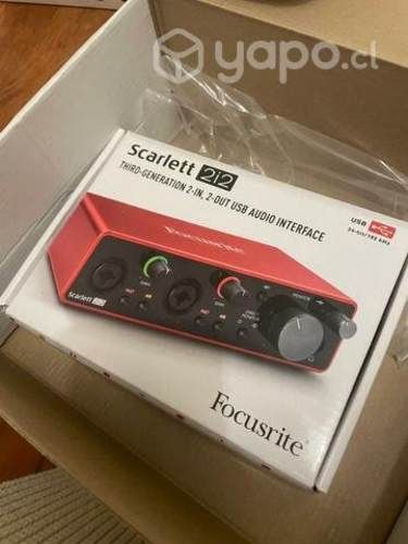 Interfaz Scarlett 2i2 Focusrite