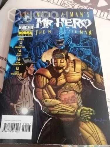 Pack de saga de comics Mr. Hero (Neil Gainman)