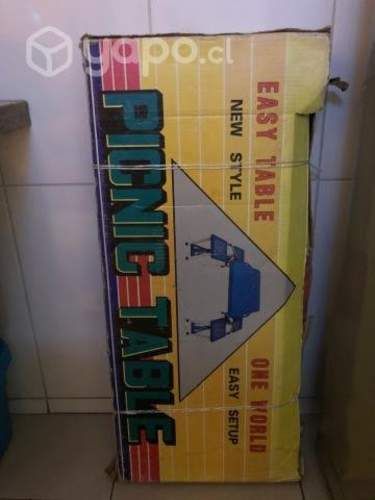 Mesa plegable para 4 personas