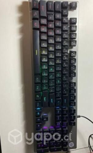 Kit teclado gamer + Mouse HP