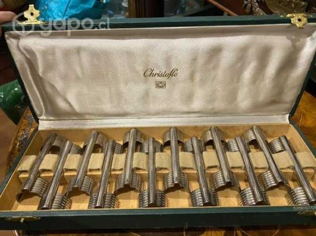 Antiguos posa cubiertos Art Deco Christofle PROVID