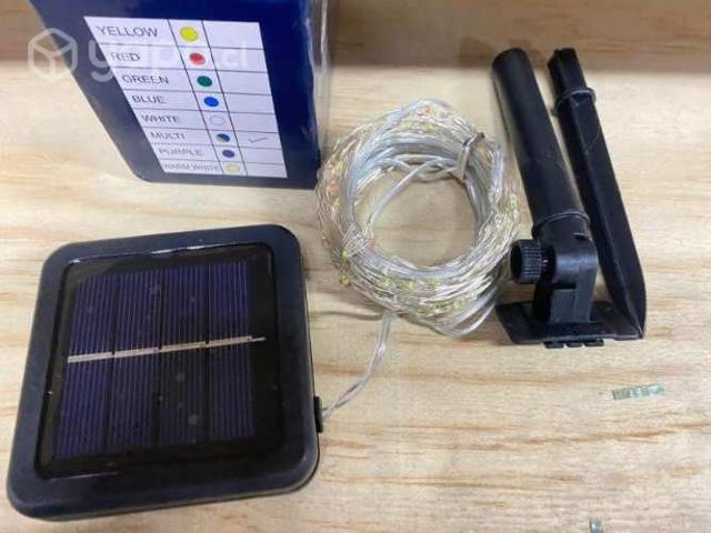 Luces Hada Alambre Solar 10,20,30metros.