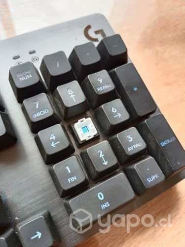 Logitech g513 carbon detalle