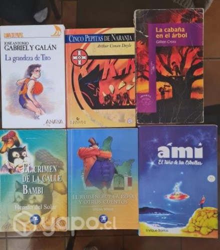 Libros de lectura colegios