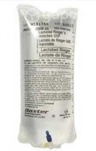 Suero ringuer lactato 1 litro baxter y Fressenius